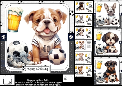 cup1438615_1209 - 7x7 Soccer and a pint choice of four mini kit