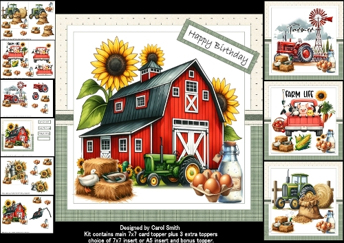 7x7 The farmers life choice of four mini kit