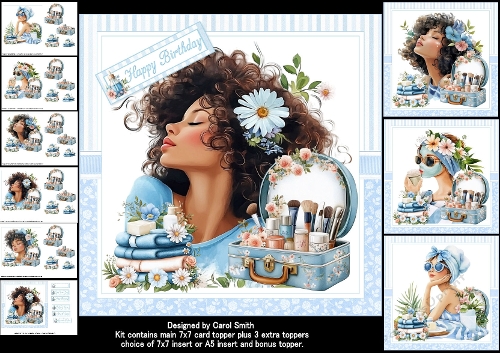 7x7 Time for a pamper day choice of four mini kit