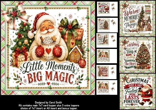 cup1453744_1209 - 7x7 make Christmas memories choice of four mini kit