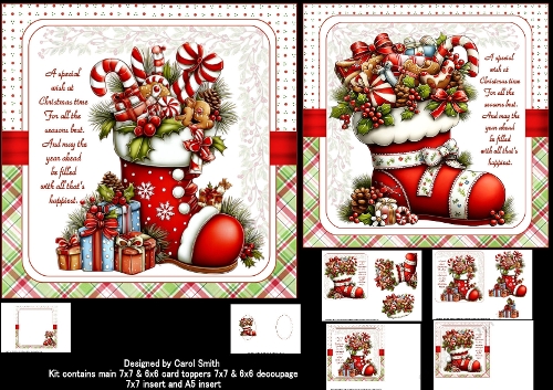 7x7 & 6x6 Special wishes at Christmas mini kit
