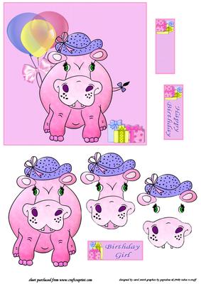 The Happy Pink Hippo
