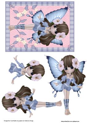 Blue Fairy Girl