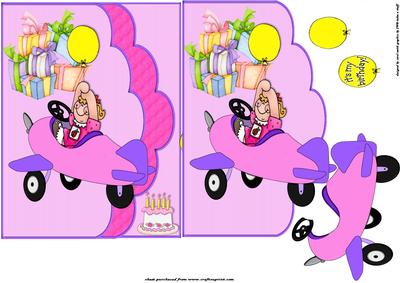 Birthday Girl Flying In