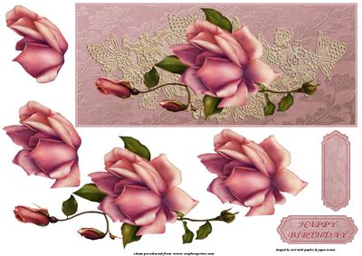 Antique Lace and Rose