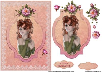 Rose Blush Elegant Lady