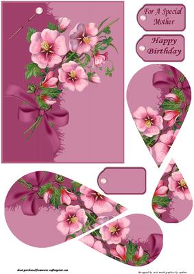 Flowers for Mum Teardrop Pyramid