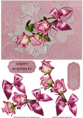 Pearls Lace and Roses