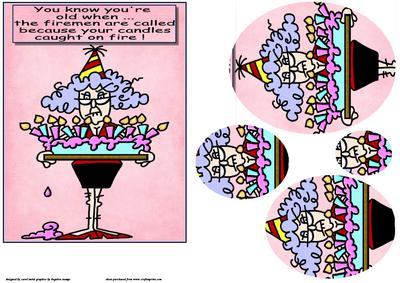 Too Many Candles Oval Pyramage