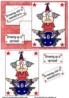 Gus Growing Old is Mandatory Quick Card