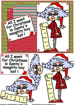 Stella's Naughty Boy List