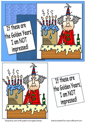 Gus in His Golden Years Quick Card