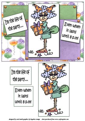 Stella Im the Life of the Party Quick Card