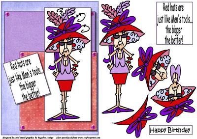 Stella is a Red Hat Lady