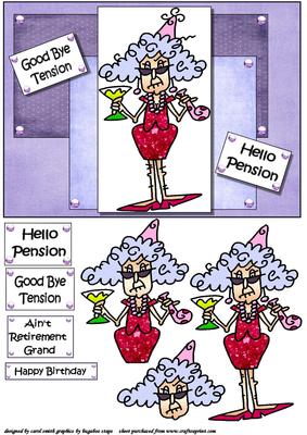 Stella Says Goodbye Tension Decoupage