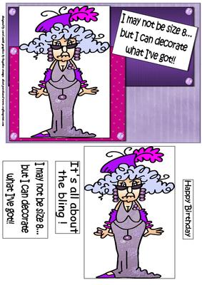 Stella Decorates What She's Got Quick Card