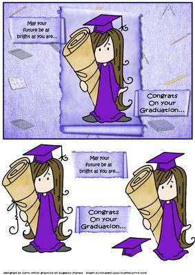 Congrats to Ava the Grad Purple