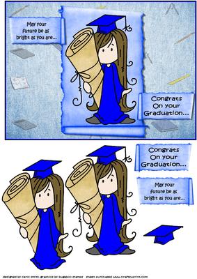 Congratulations to Ava the Grad in Blue