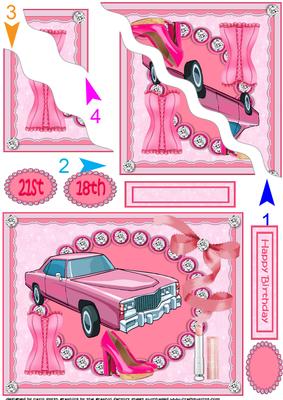 Daddy's Gonna Buy Me a Pink Cadilac Side Stacker