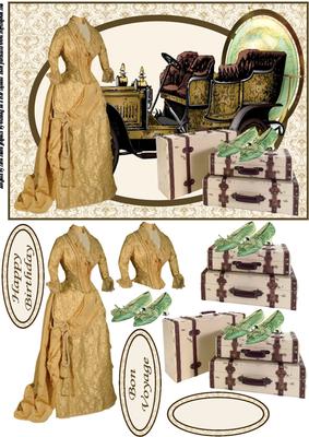 The Travels of a Vintage Lady Decoupage