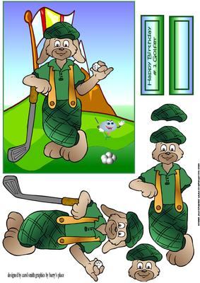 #1 Golfer Dog