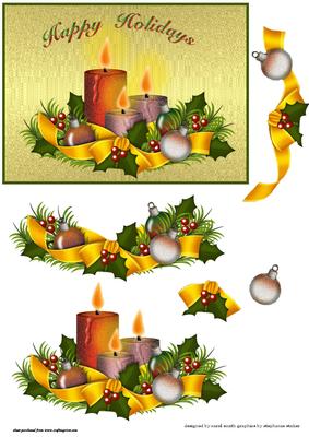 The Happy Holidays Candles