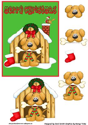 The Cartoon Christmas Dog
