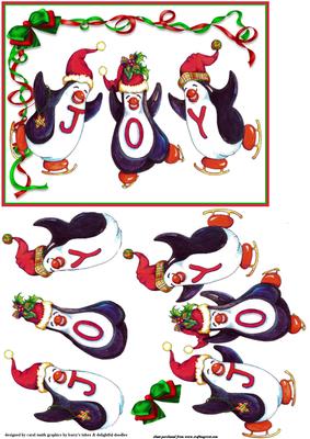 Christmas Joy Penguins