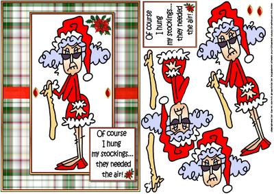 Stella's Hanging Her Christmas Stocking