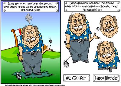 Gordon the Golfer Plays Golf