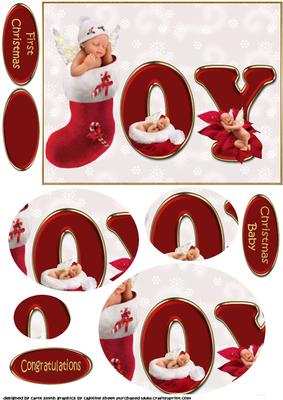 The Christmas Baby Oval Pyramid