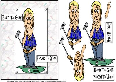 Gordon Golfer is Foced to Work