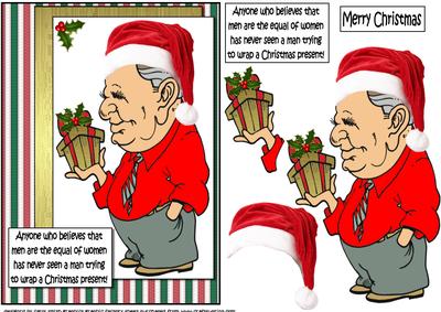Gerry Wraps Christmas Up