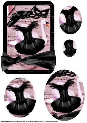 The Black Swan Ballet Oval Pyramid