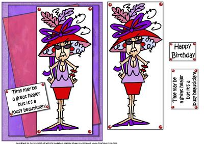 Stella Say's Time's a Great Healer Quick Card