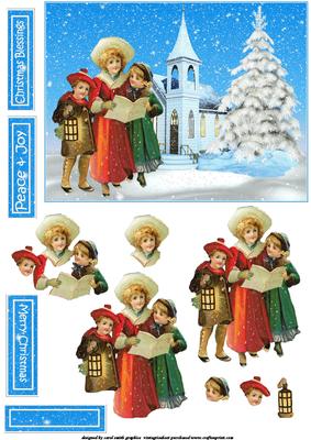 The Vintage Carolers at Church