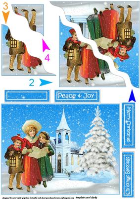The Vintage Carolers at Church Side Stacker