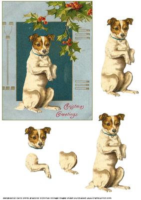 The Vintage Christmas Dog