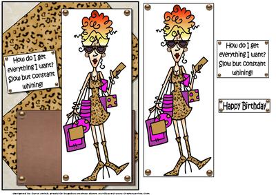 Rita Knows How to Get What She Wants Quick Card