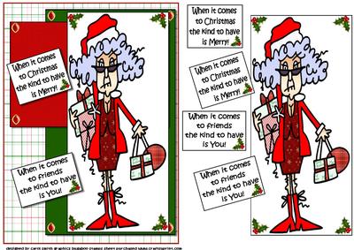 Stella Merry Christmas Friend Quick Card