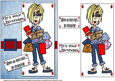 J.j Lets Go Shopping Quick Card