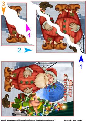 Santa in His Slippers