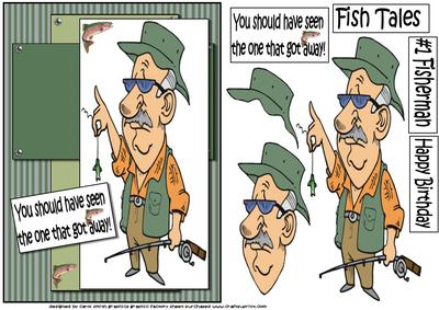 Sam the Fishermans Tales Decoupage