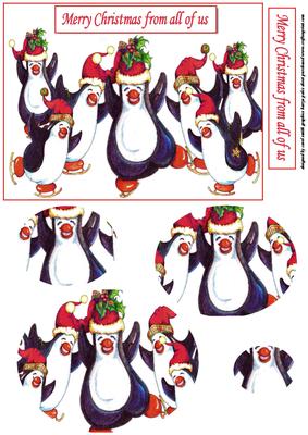 Merry Christmas from All of Us Oval Pyramid