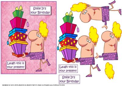 Smile Its Your Birthday Decoupage