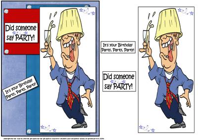 Henry is Looking for a Birthday Party Quick Card