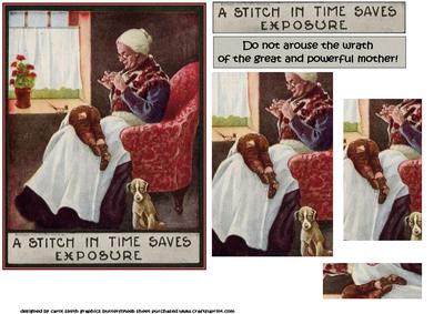 A Stich in Time Saves Exposure Vintage