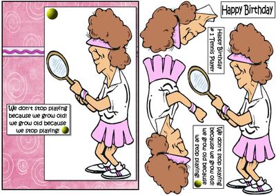 Marge Plays Tennis