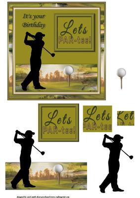Lets Par-tee Birthday Golf 1