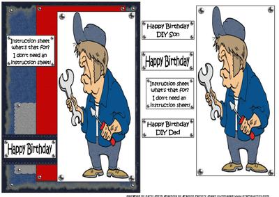 DIY Dad Who Need Instructions? Quick Card